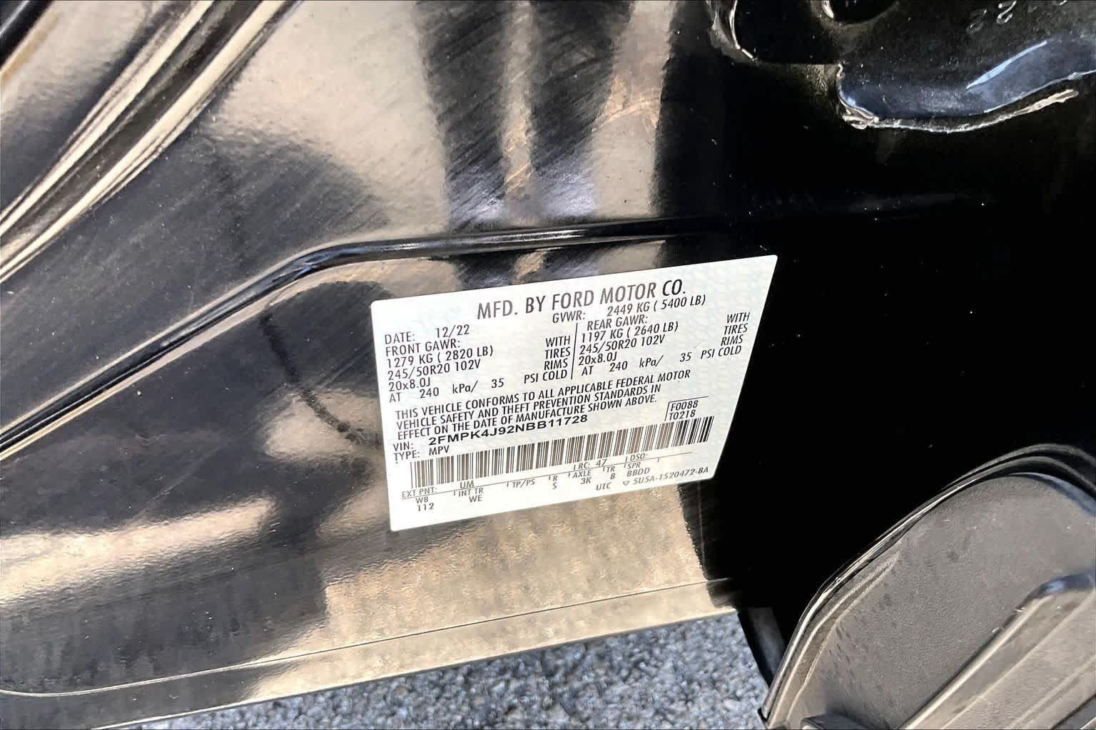 Used 2022 Ford Edge ST-Line w/ Class II Trailer Tow Package AWD/4WD image 68
