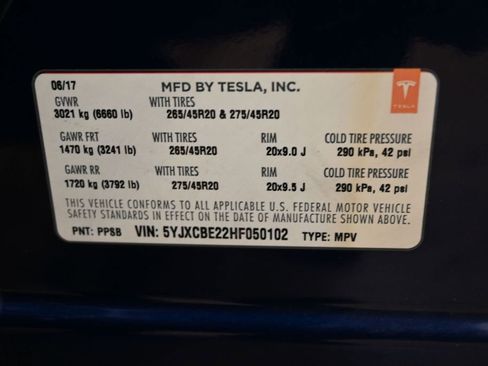 Used 2017 Tesla Model X 90D image 49