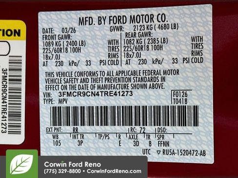 New 2026 Ford Bronco Sport Outer Banks AWD/4WD image 33