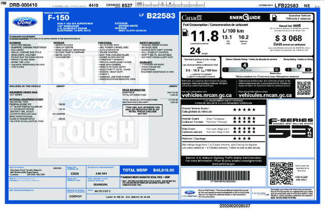 Used 2020 Ford F150 XLT AWD/4WD image 2