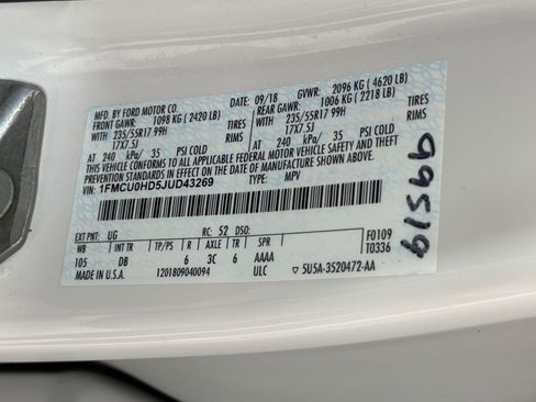 Used 2018 Ford Escape SEL FWD image 18