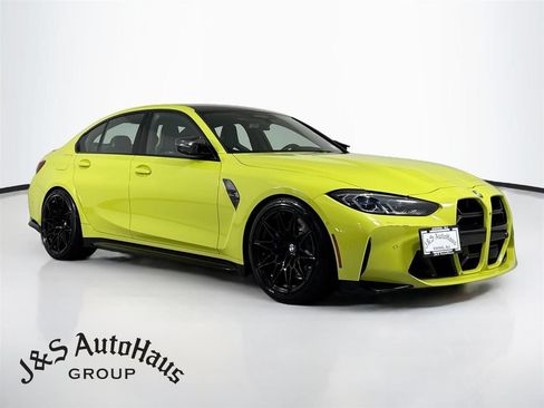 Used 2021 BMW M3 Competition w/ M Carbon Exterior Package RWD image 1
