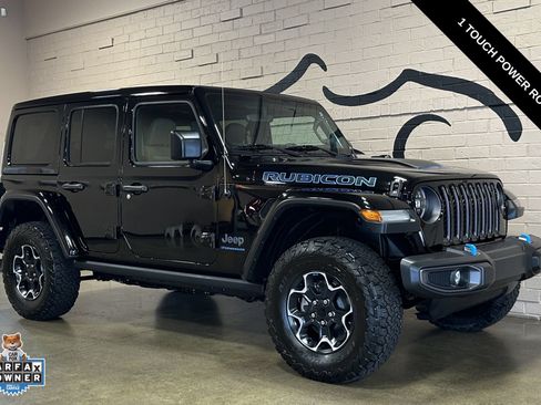 Used 2023 Jeep Wrangler Unlimited Rubicon 4xe w/ Cold Weather Group AWD/4WD image 1