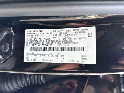 Used 2019 Ford F150 Limited w/ Trailer Tow Package image 27