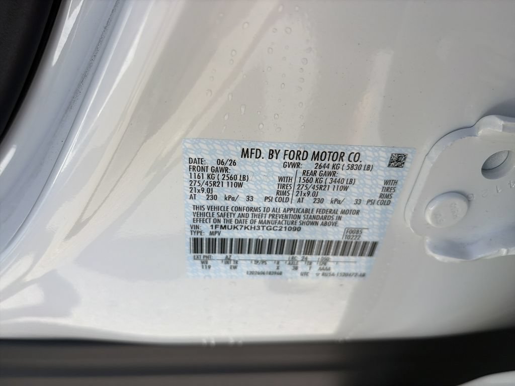 New 2026 Ford Explorer ST-Line w/ ST-Line Street Pack RWD image 37