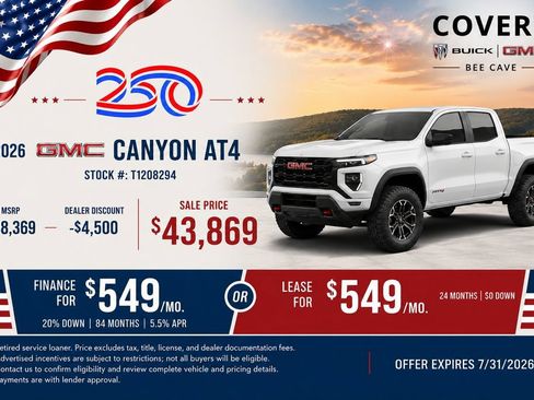 New 2026 GMC Canyon Elevation w/ Convenience Package AWD/4WD image 2