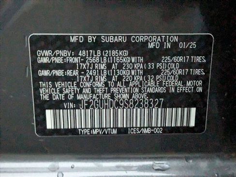 Certified 2025 Subaru Crosstrek 2.0i Premium image 26
