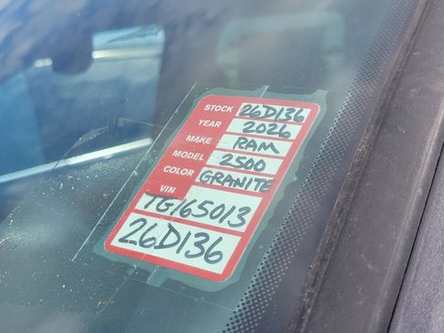 New 2026 RAM 2500 Lone Star AWD/4WD image 20