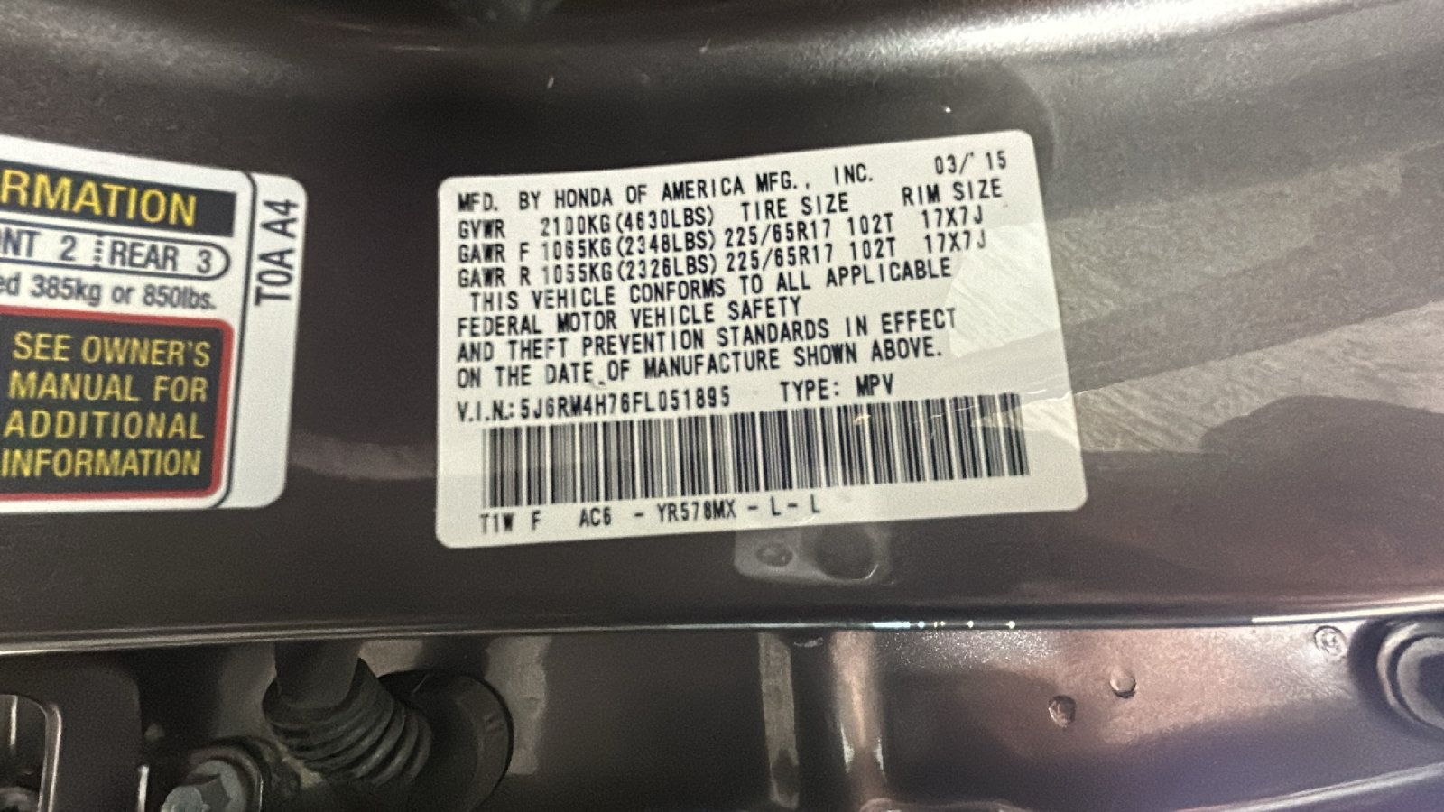 Used 2015 Honda CR-V EX-L image 10