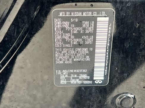 Used 2019 INFINITI QX80 Luxe w/ Proassist Package image 30