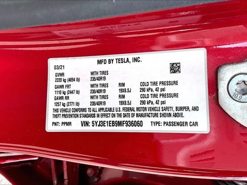 Used 2021 Tesla Model 3 Long Range AWD/4WD image 30