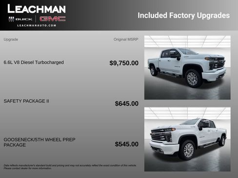 Used 2022 Chevrolet Silverado 2500 High Country w/ Safety Package II AWD/4WD image 11