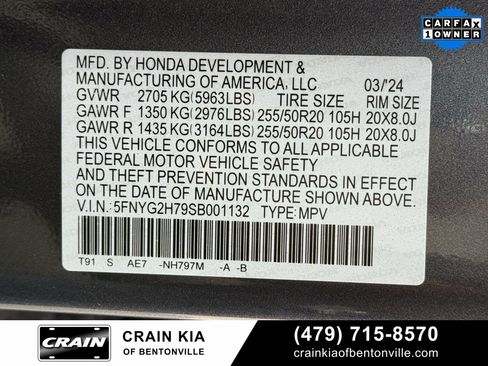 Used 2025 Honda Pilot Touring image 37