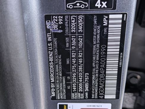 Certified 2023 Mercedes-Benz EQS 450+ SUV image 27