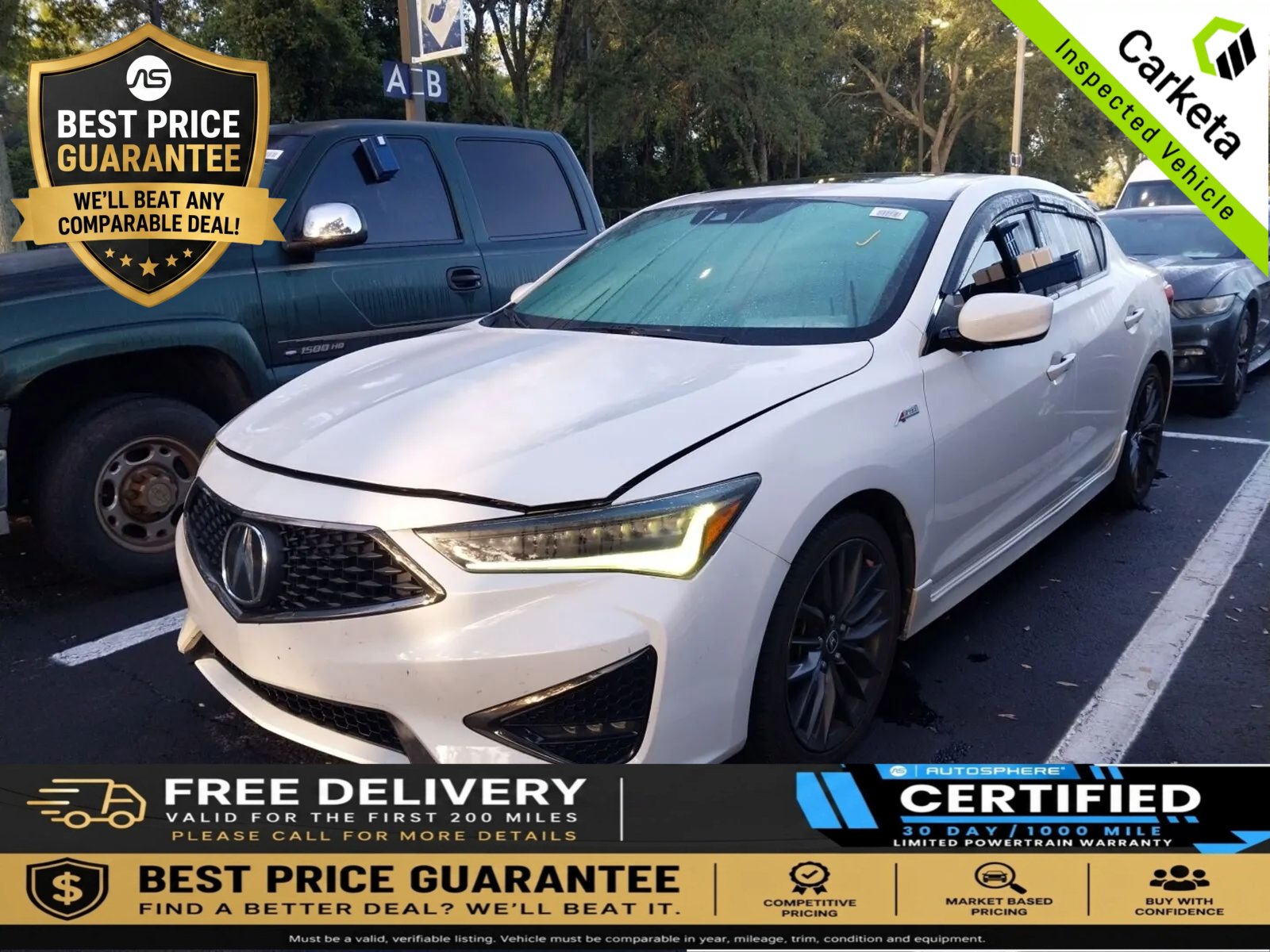 Used 2021 Acura ILX w/ Premium & A-SPEC Package FWD image 1