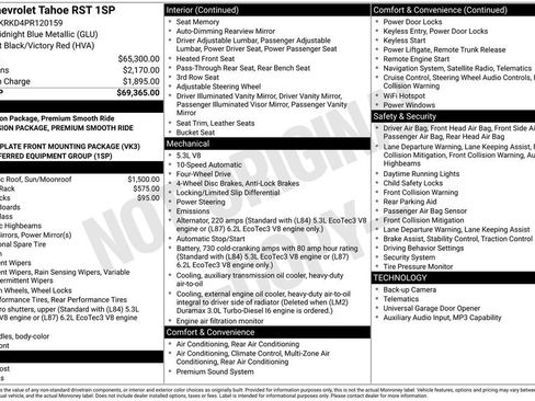 Used 2023 Chevrolet Tahoe RST AWD/4WD image 9