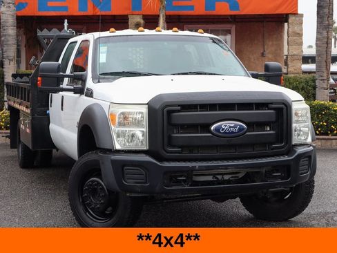 Used 2011 Ford F550 4x4 Crew Cab Super Duty w/ Payload Upgrade Pkg image 2
