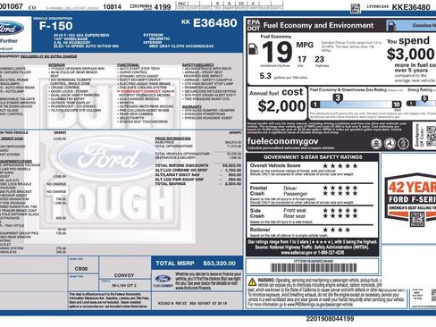 Used 2019 Ford F150 XLT w/ Equipment Group 302A Luxury image 36