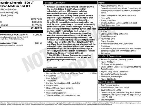 Used 2016 Chevrolet Silverado 1500 LT w/ LT Fleet Convenience Package image 57