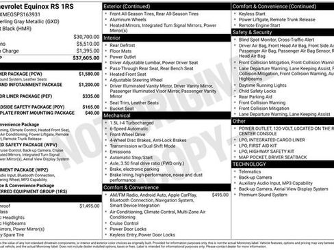Certified 2023 Chevrolet Equinox RS w/ RS Leather Package image 5