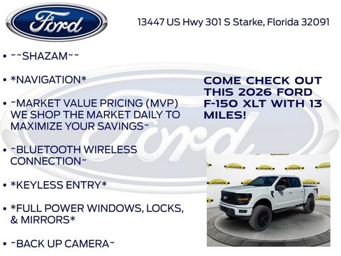 New 2026 Ford F150 XLT w/ Equipment Group 302A MID image 5