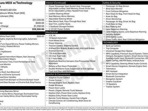 Used 2026 Acura MDX w/ Technology Package FWD image 1