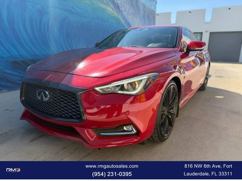 Used 2018 INFINITI Q60 Red Sport 400 w/ Pro Active Package image 1