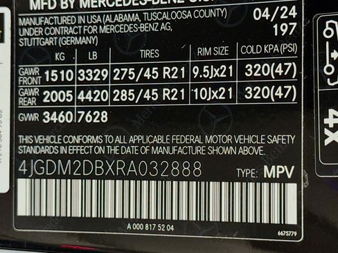 Certified 2024 Mercedes-Benz EQS 450+ SUV image 26