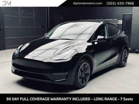 Used 2022 Tesla Model Y Long Range AWD/4WD image 1