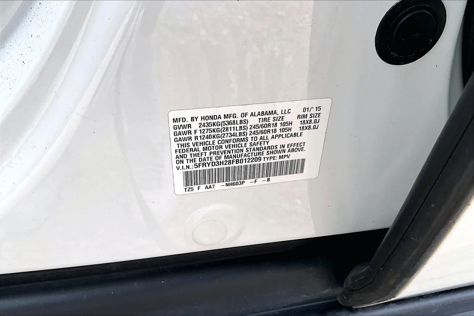 Used 2015 Acura MDX FWD image 34