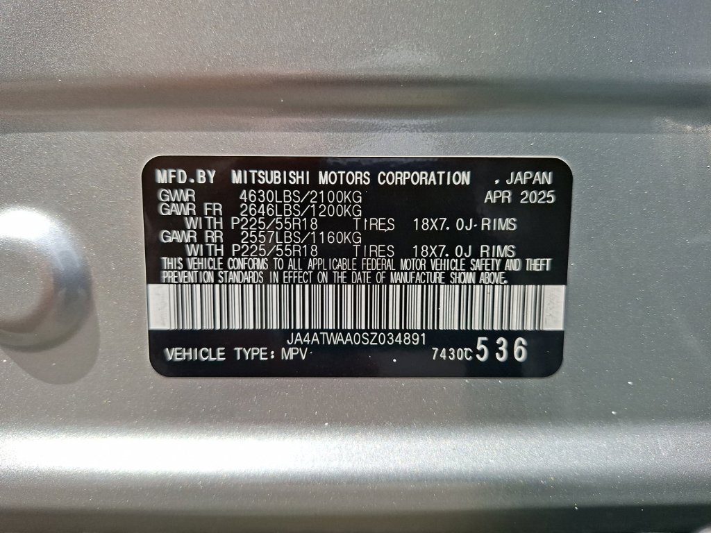 Used 2025 Mitsubishi Eclipse Cross SE AWD/4WD image 37