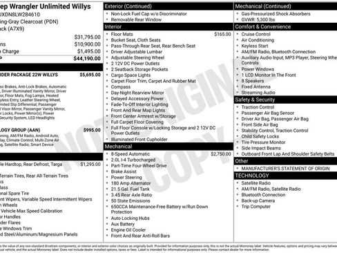 Used 2020 Jeep Wrangler Unlimited Sport image 1