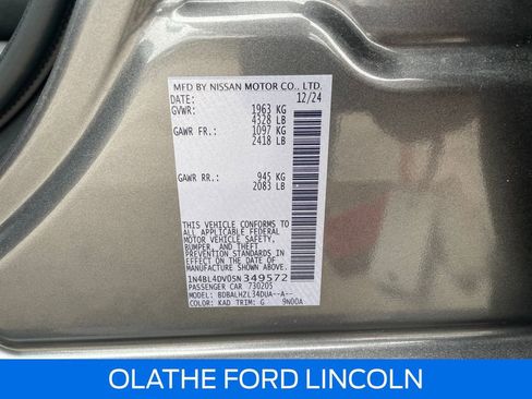 Used 2025 Nissan Altima 2.5 SV FWD image 22