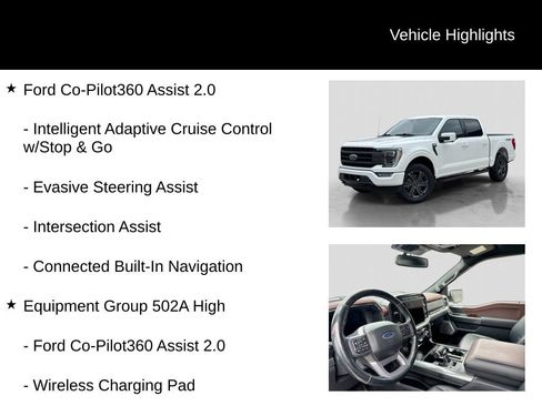 Used 2023 Ford F150 Lariat w/ Equipment Group 502A High AWD/4WD image 6