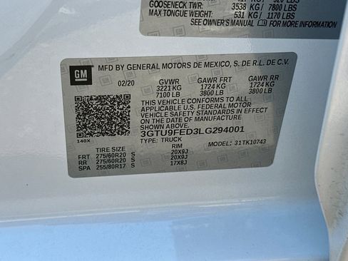 Certified 2020 GMC Sierra 1500 Denali AWD/4WD image 30