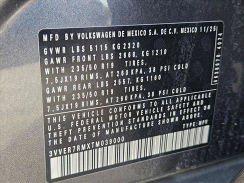 Used 2026 Volkswagen Tiguan SE AWD/4WD image 23