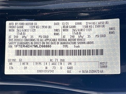 Used 2021 Ford Ranger XLT w/ Equipment Group 301A Mid image 29