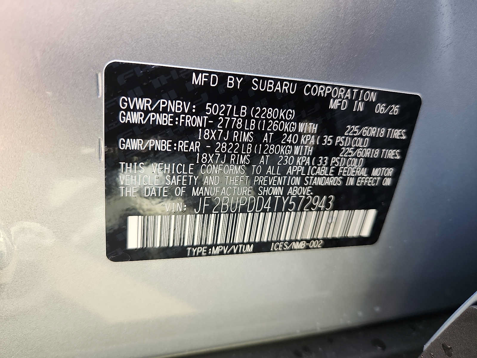 New 2026 Subaru Outback Limited AWD/4WD image 11