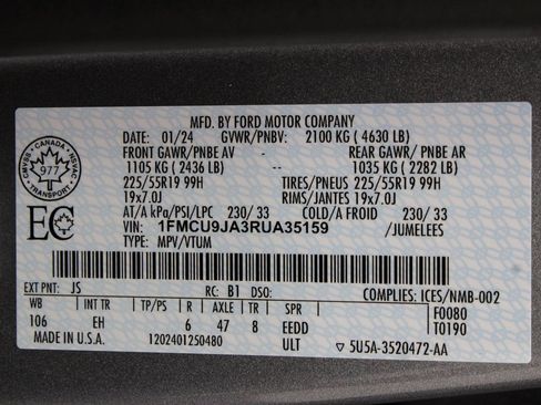 Used 2024 Ford Escape Platinum image 69