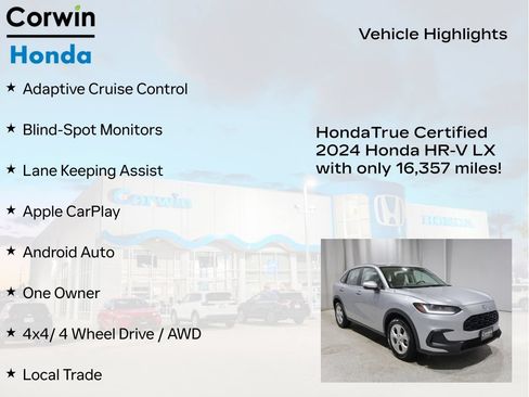 Used 2024 Honda HR-V LX image 9