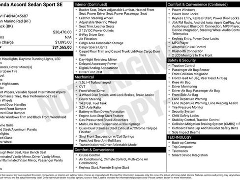 Used 2022 Honda Accord Sport Special Edition image 36