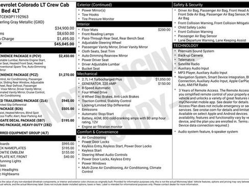 Used 2023 Chevrolet Colorado LT w/ LT Convenience Package II AWD/4WD image 11