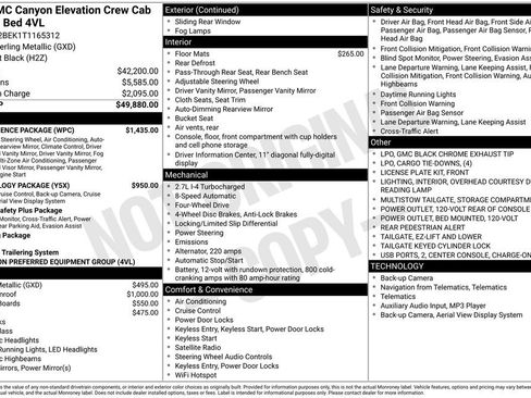 New 2026 GMC Canyon Elevation w/ Convenience Package image 6