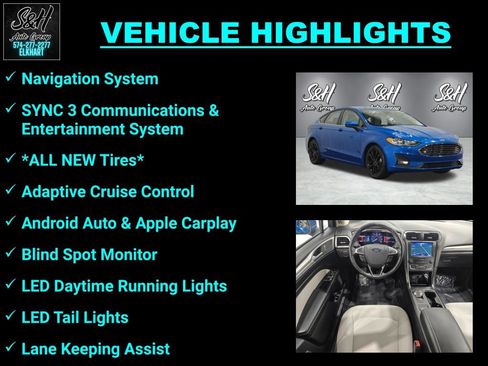 Used 2019 Ford Fusion SE w/ Equipment Group 151A FWD image 3
