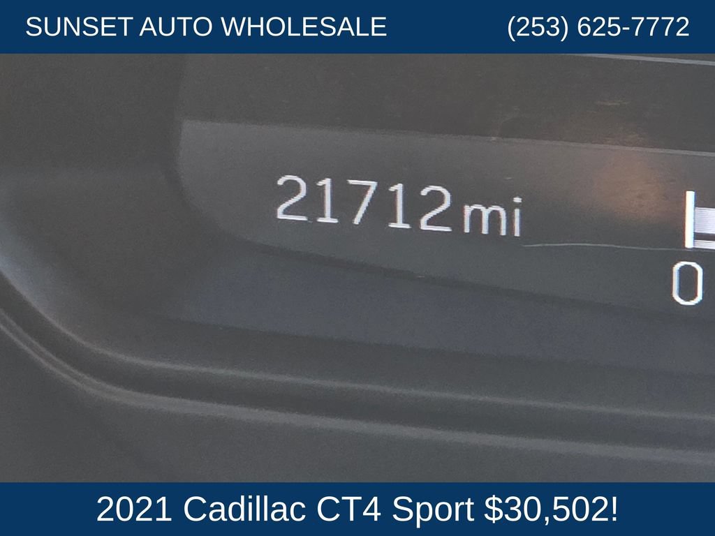 Used 2021 Cadillac CT4 Sport w/ Technology Package AWD/4WD image 30