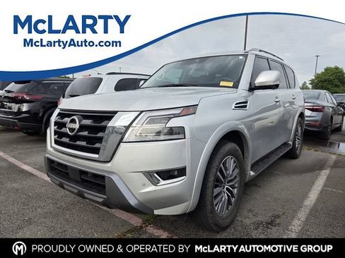Used 2023 Nissan Armada SL w/ Captain's Chairs Package RWD image 1