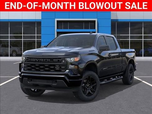New 2026 Chevrolet Silverado 1500 Custom w/ Turbomax Blackout Package AWD/4WD image 6