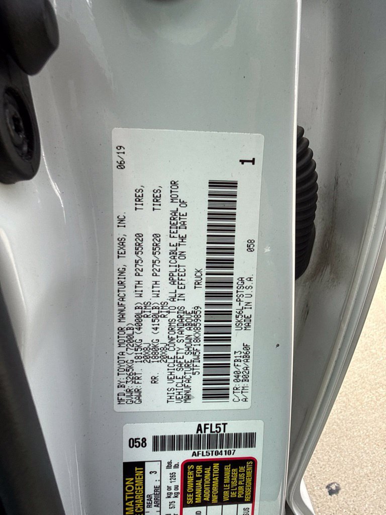 Used 2019 Toyota Tundra SR5 w/ TRD Sport Package AWD/4WD image 26