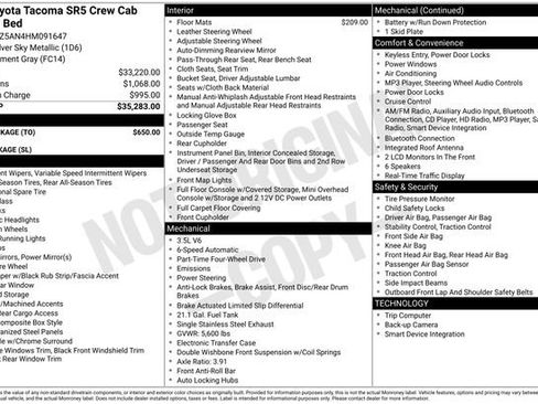 Used 2017 Toyota Tacoma SR5 w/ Tow Package image 32