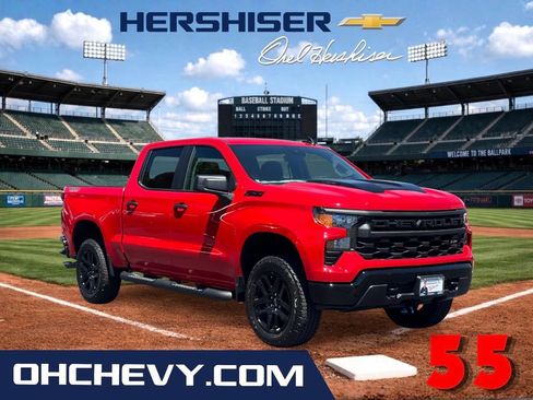 New 2026 Chevrolet Silverado 1500 Custom Trail Boss w/ Turbomax Blackout Package AWD/4WD image 1